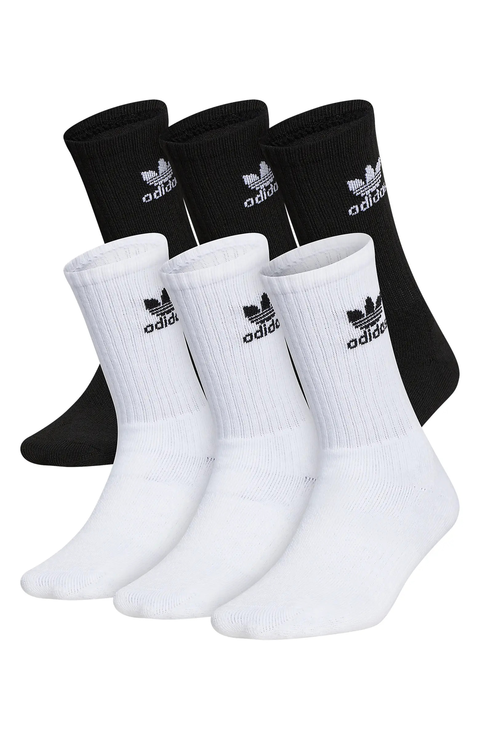 adidas Trefoil 6-Pack Crew Socks | Nordstrom