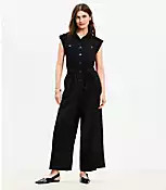 Petite Wide Leg Jumpsuit | LOFT
