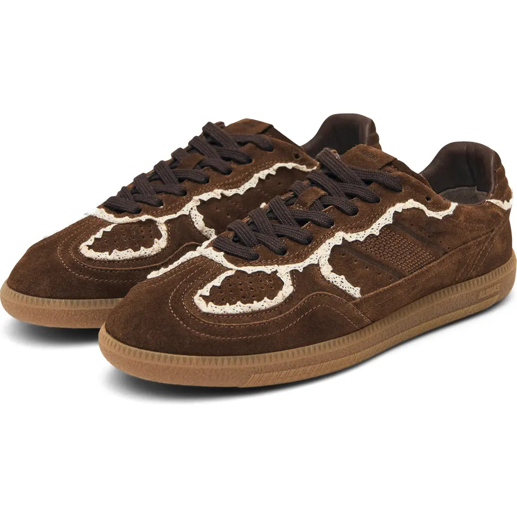 ALOHAS Tb.490 Crochet Trim Sneaker in Crochet Chocolate at Nordstrom, Size 39 | Nordstrom