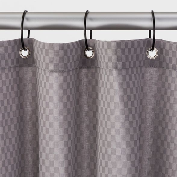 Shower Curtain Rings  Matte Black - Made By Design™ | Target