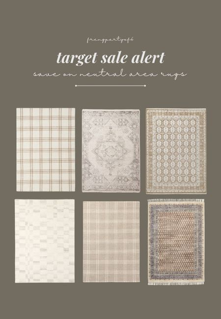 Target Spring sale alert! Save on neutral area rugs, here’s a round up of my favorites.

#LTKhome #LTKsalealert