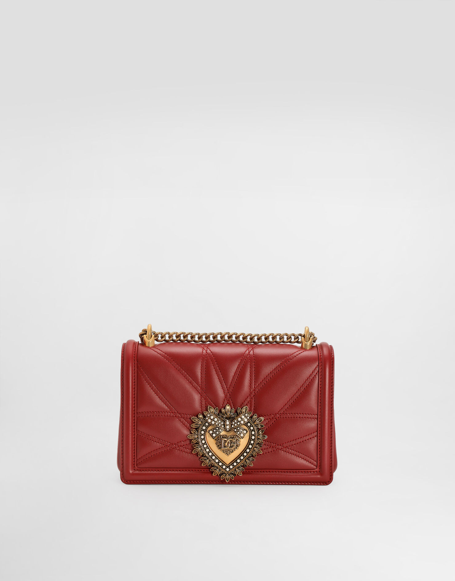 Medium Devotion bag in quilted nappa leather | Dolce & Gabbana US