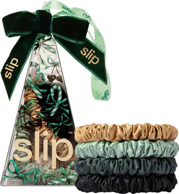 Pure Silk 4-Pack Skinny Scrunchie Ornament $34 Value | Nordstrom