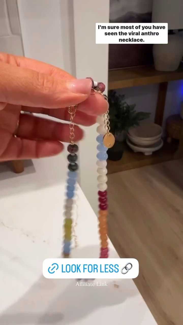 $10 option from Walmart looks very close to the Viral anthro necklace! ￼

#LTKmomlife #LTKOver40 #LTKSaleAlert