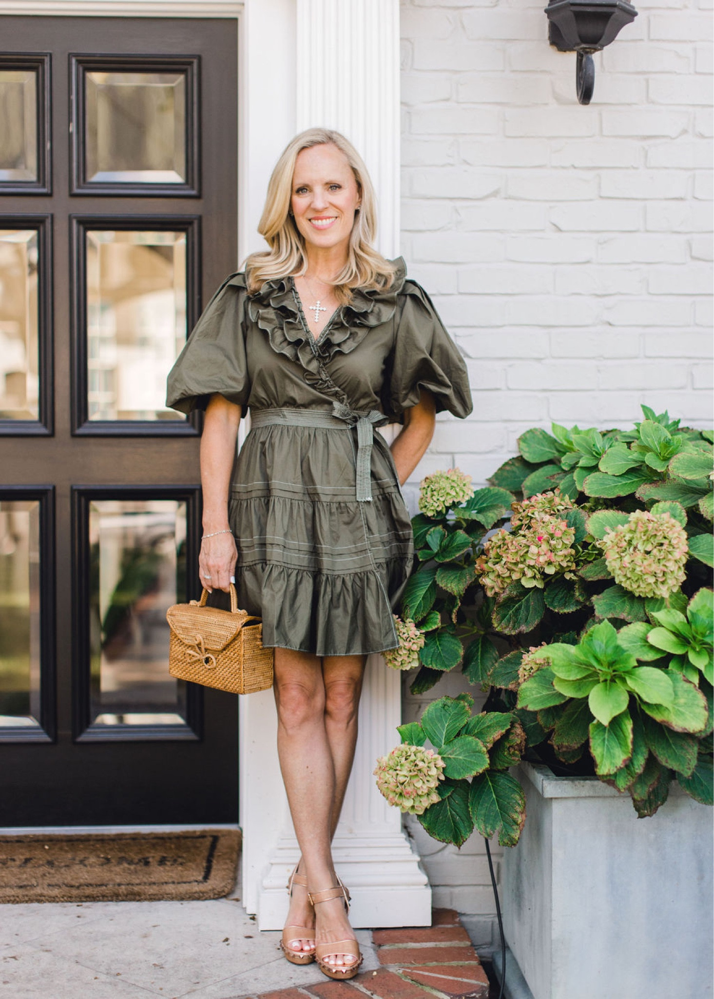 Fall dress outfit idea 