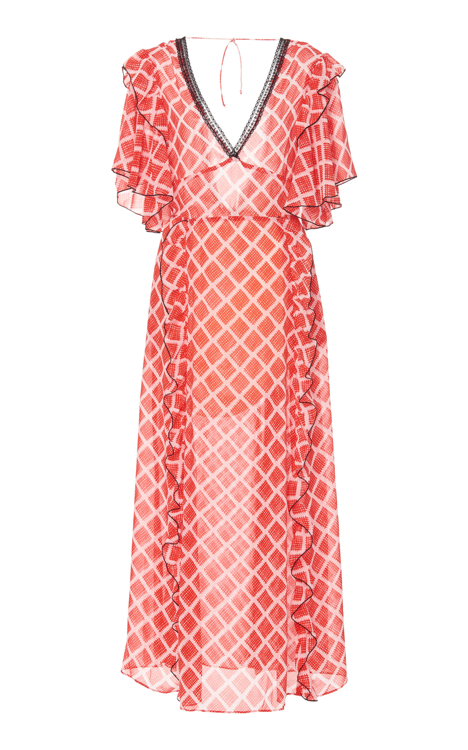 HOFMANN COPENHAGEN Cathrine Printed Midi Dress | Moda Operandi Global