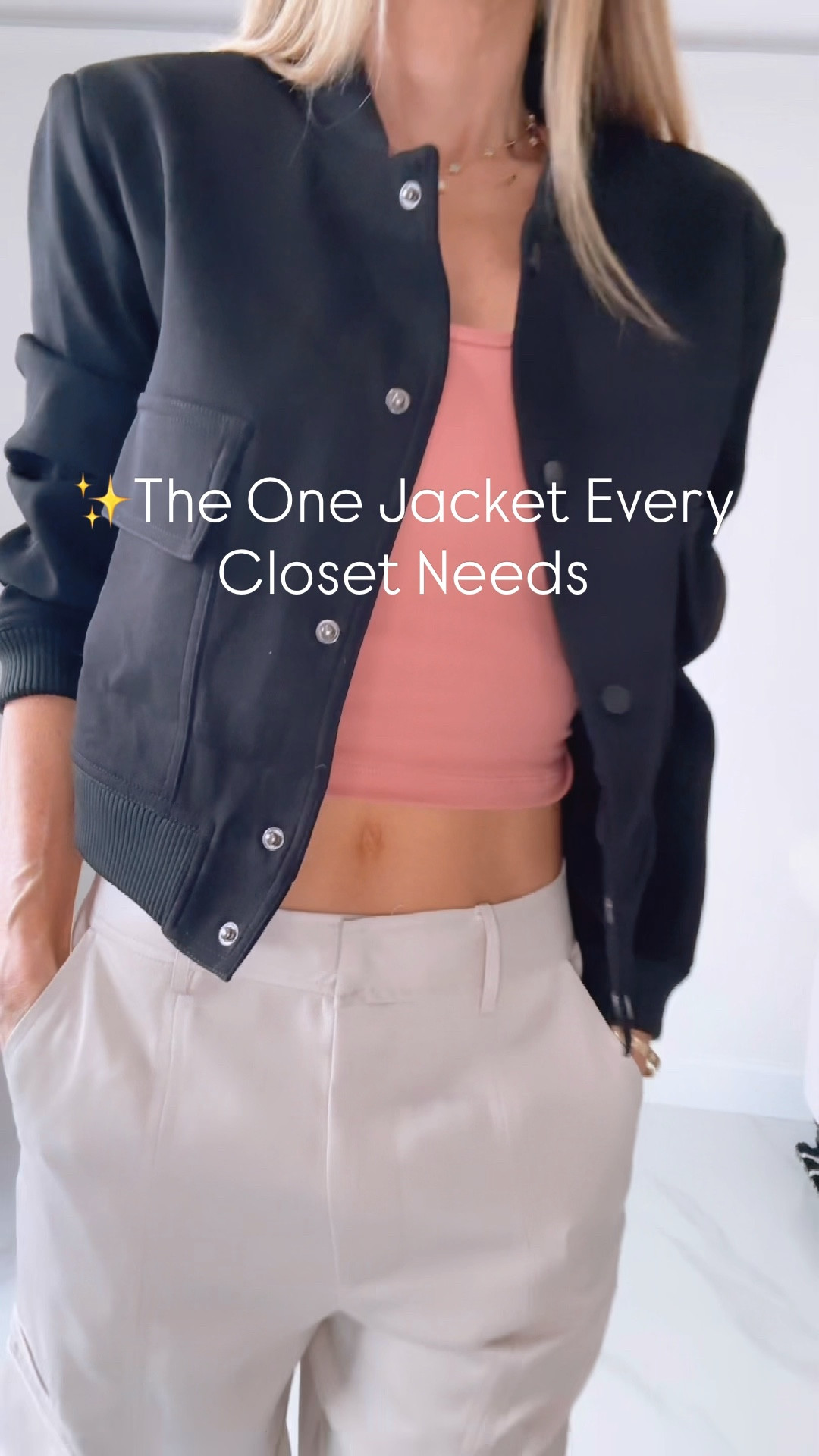 ✨The one jacket every closet needs. “The bomber”. 
XS in bomber 

#LTKSaleAlert #LTKSeasonal #LTKOver40