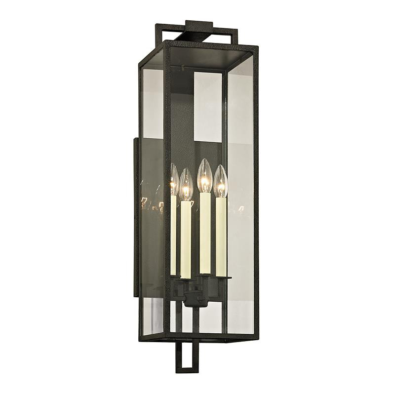 Beckham 28 Inch Tall 4 Light Outdoor Wall Light by Troy Lighting | 1800 Lighting