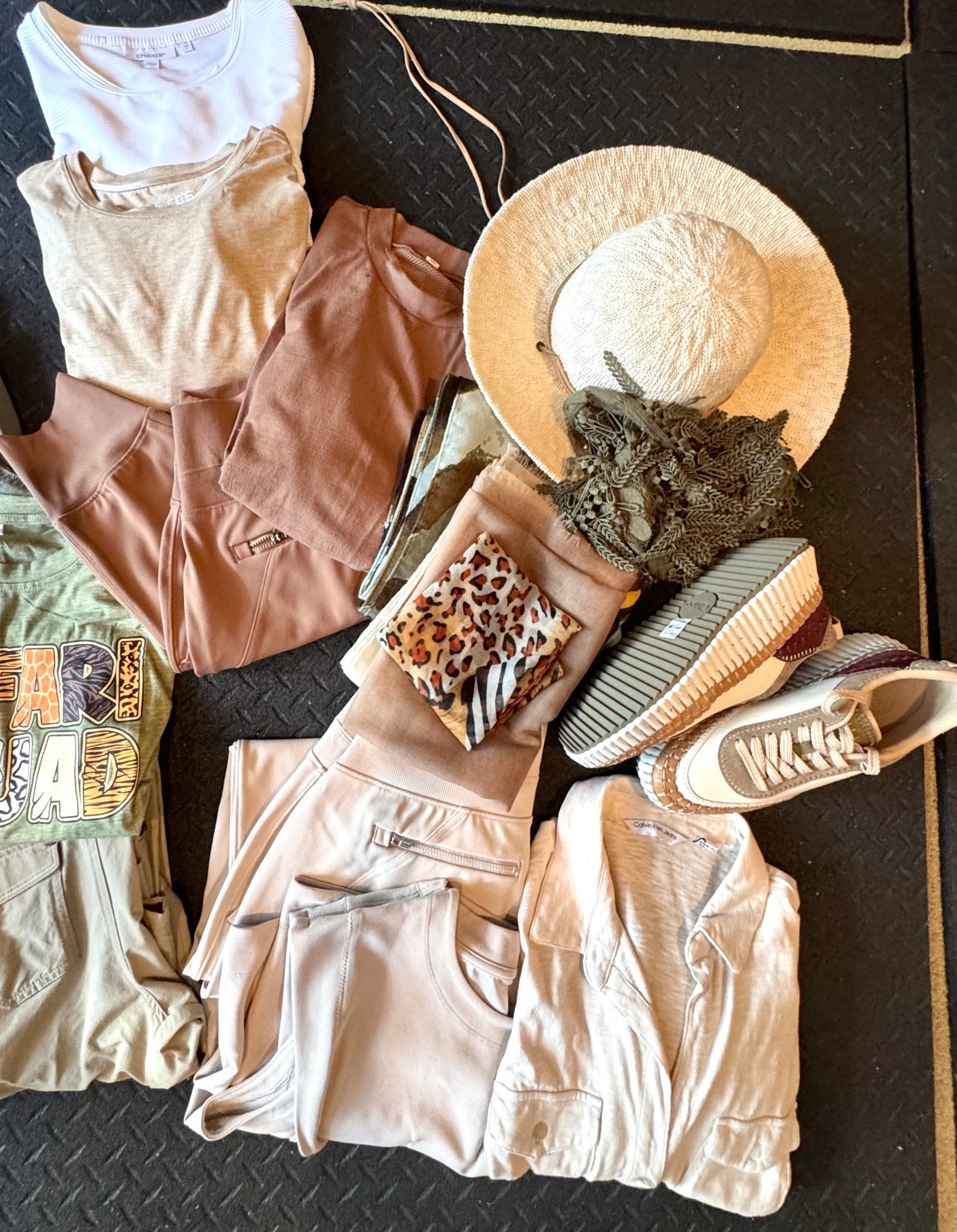 What I am packing for my African safari
Sun hat
Sneakers
Button front safari shirt
Joggers 
Long sleeve tee shirtss

#LTKStyleTip #LTKOver40 #LTKTravel