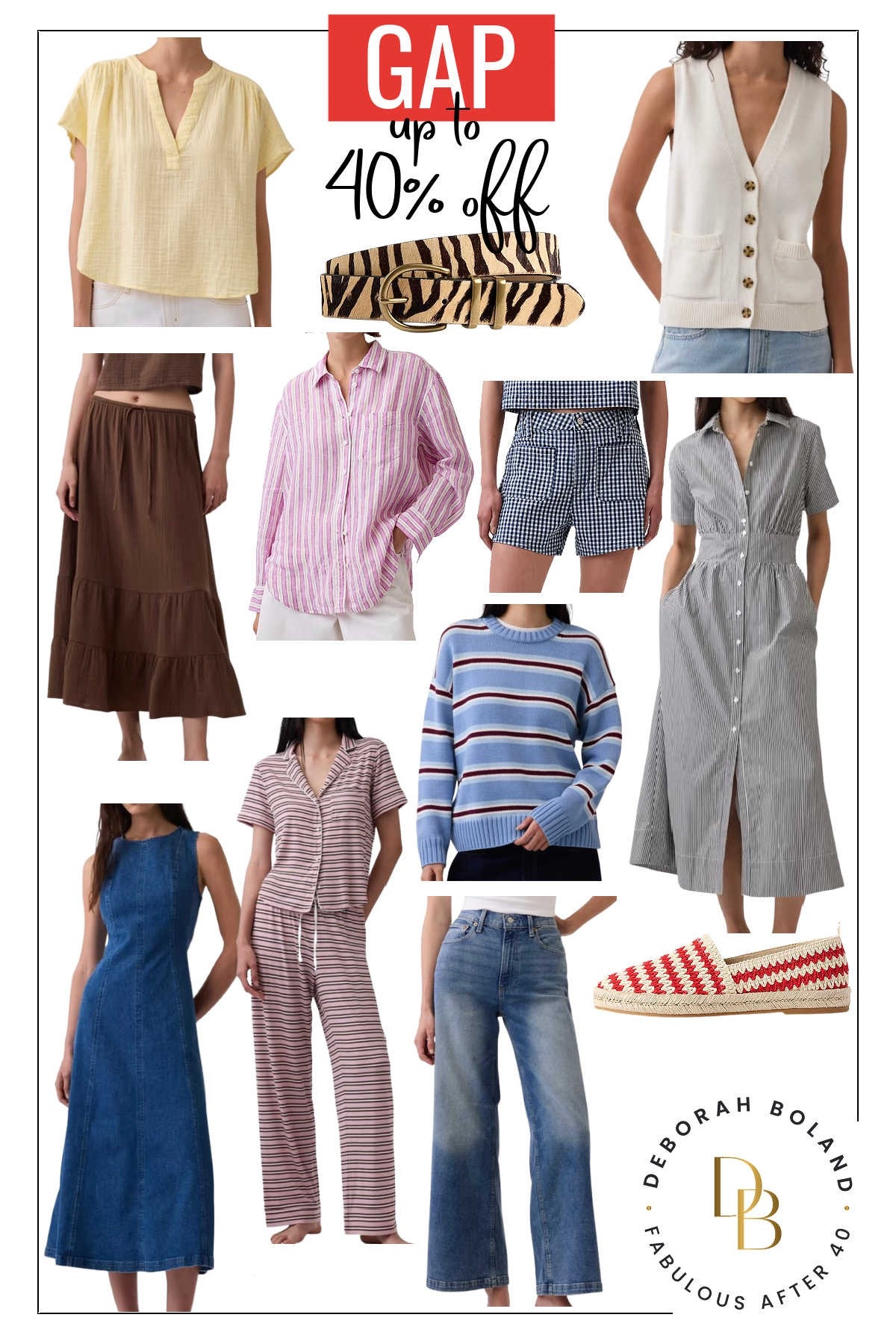 A little heads-up for my fellow Gap fans… 👀🤍 The 40% off sale at Gap is too good to scroll past!

If you’ve had your eye on some new denim, everyday basics or those easy wardrobe staples we all reach for, now is a great time to take a look.

I’m always a fan of a good sale — especially when it’s pieces you’ll actually wear on repeat! 😉✨

Happy shopping! 🛍️

#LTKOver40 #LTKSeasonal #LTKSaleAlert