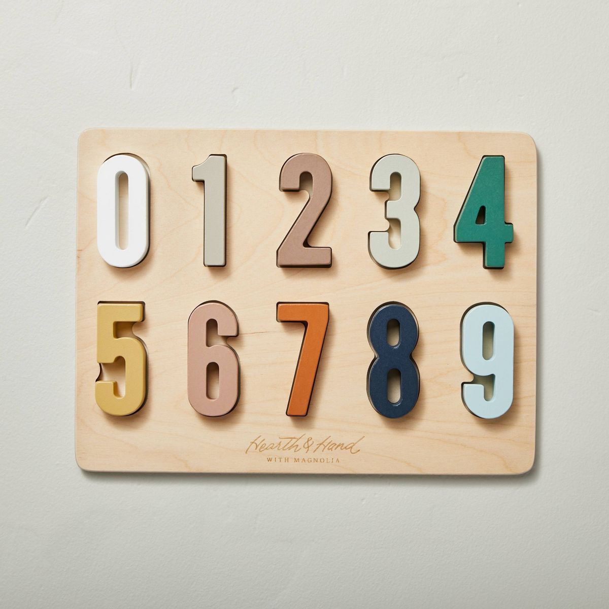 Toy Numbers Peg Puzzle - 11pc - Hearth & Hand™ with Magnolia | Target