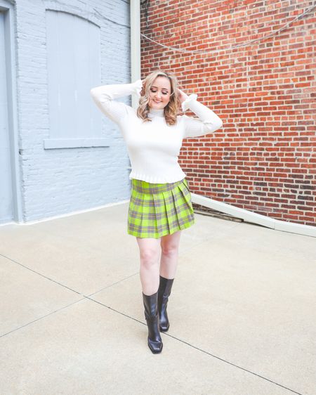 Love this mini skirt! This color is no longer available but linking the same style in other colors! 

#aritzia #plaidskirt #miniskirt #sundaybestskirt #nordstrom #chicstyle #londonstyle 

#LTKstyletip #LTKSeasonal #LTKmidsize