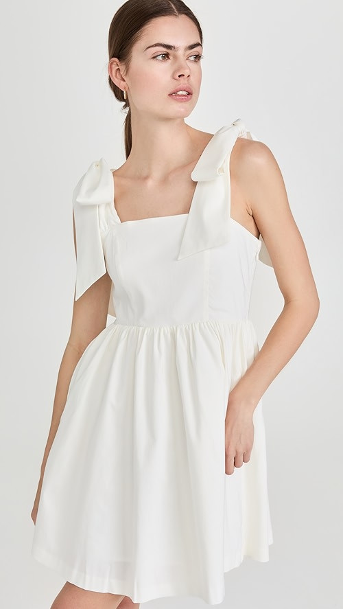Bowed Baby Doll Mini Dress | Shopbop