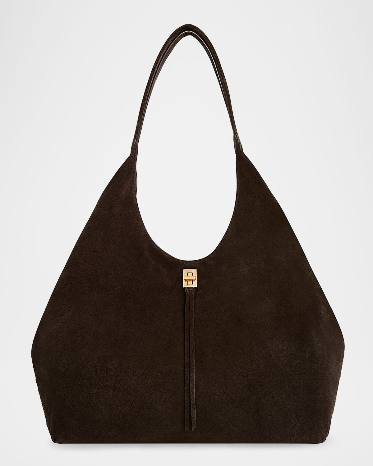 Darren Signature Suede Shoulder Bag | Neiman Marcus