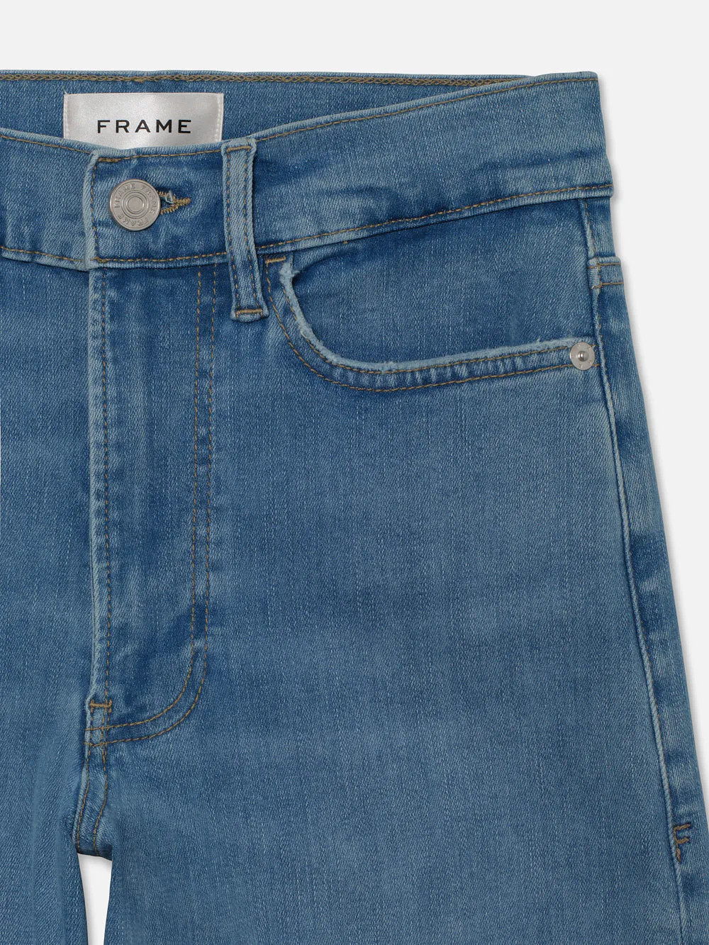 Le Slim Palazzo Raw Fray  in  Clearwater | Frame Denim