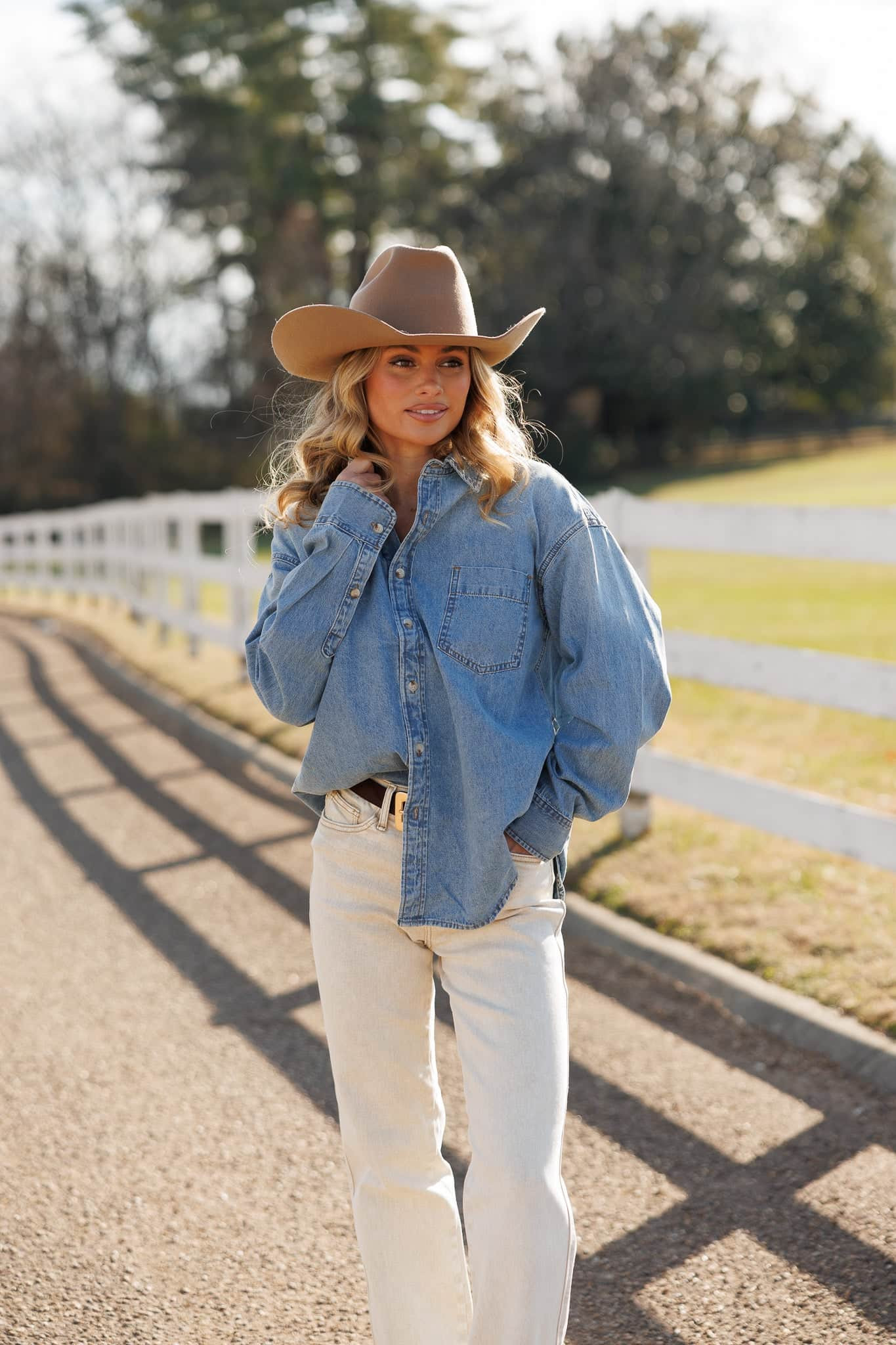 Everyday Denim Shacket | Lane 201 Boutique