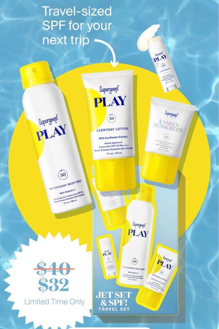 I fell in love with Supergoop last summer and won’t use anything else now! Linking all my favorites. Today is the last day for 20% off! 

#LTKSaleAlert