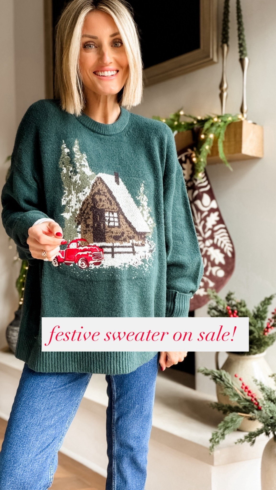 This sweater was actually from the men’s section, but I just loved it! I may let Chris borrow it though haha! The perfect holiday sweater! Wearing size M! Use AFLOVERLY for an extra 15% off!

Loverly Grey, holiday sweater, Christmas sweater, Abercrombie sale, Black Friday sale, cyber week 

#LTKHoliday #LTKCyberWeek #LTKSaleAlert