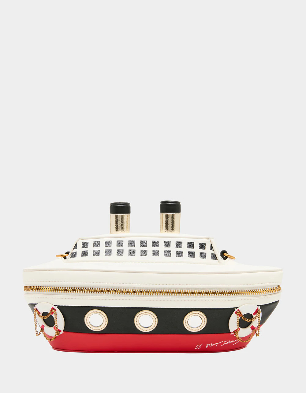 SHIP TEASE Multi Kitsch Nautical Sea Kitsch Women's Crossbody Handbag | Betsey Johnson