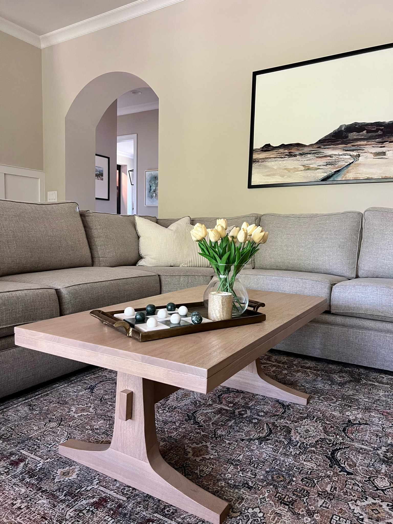 ‼️Table on sale right now for $131‼️

Great quality and has held up great! Top is sealed so no water staining!
#target #coffeetable #targethomesale 

#LTKhome #LTKsalealert