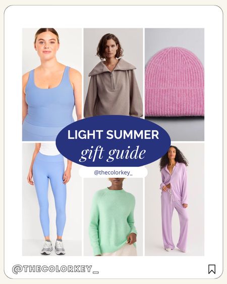 Shop your season - or ask for these light summer pieces to show up under the tree! 🎄🎅🏼🎁

@thecolorkey_ 
color analysis
#thecolorkey

#LTKSeasonal #LTKHoliday #LTKGiftGuide