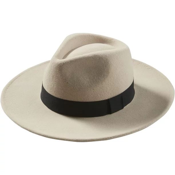 Tickled Pink Sand Hilary Wool Panama Hat | Walmart (US)
