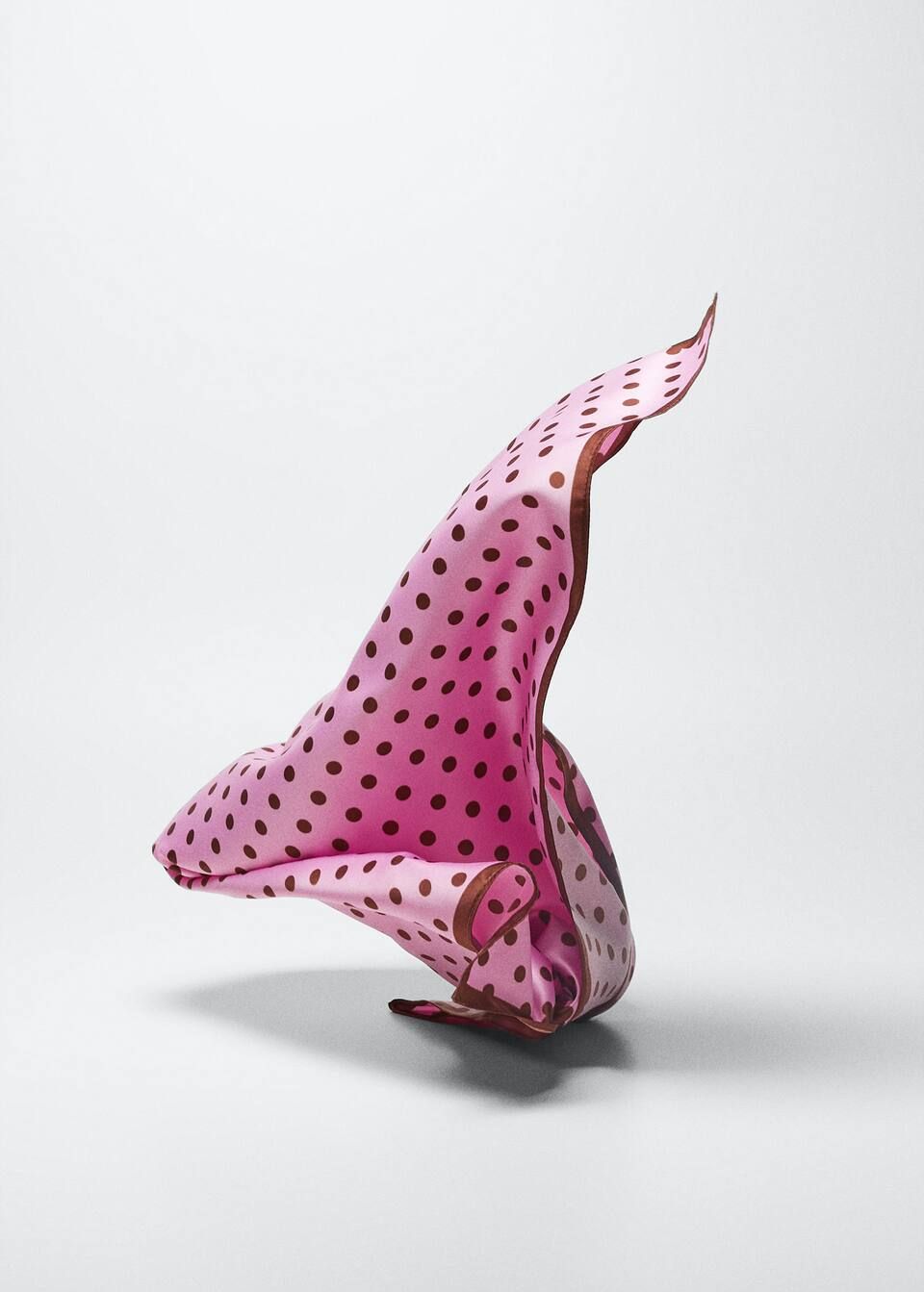Polka-dot print scarf | MANGO (US)