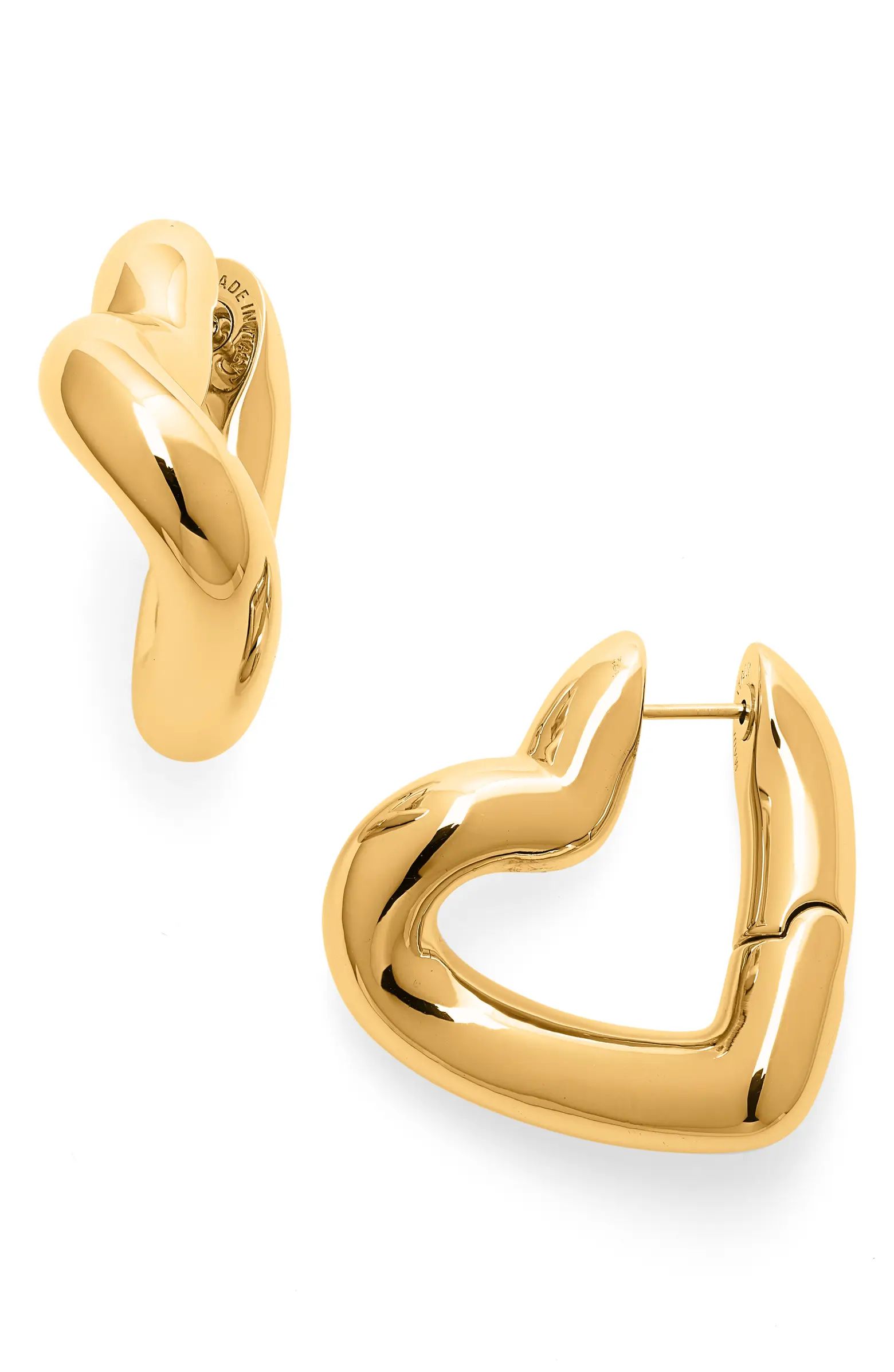 Balenciaga Loop Heart Earrings | Nordstrom | Nordstrom