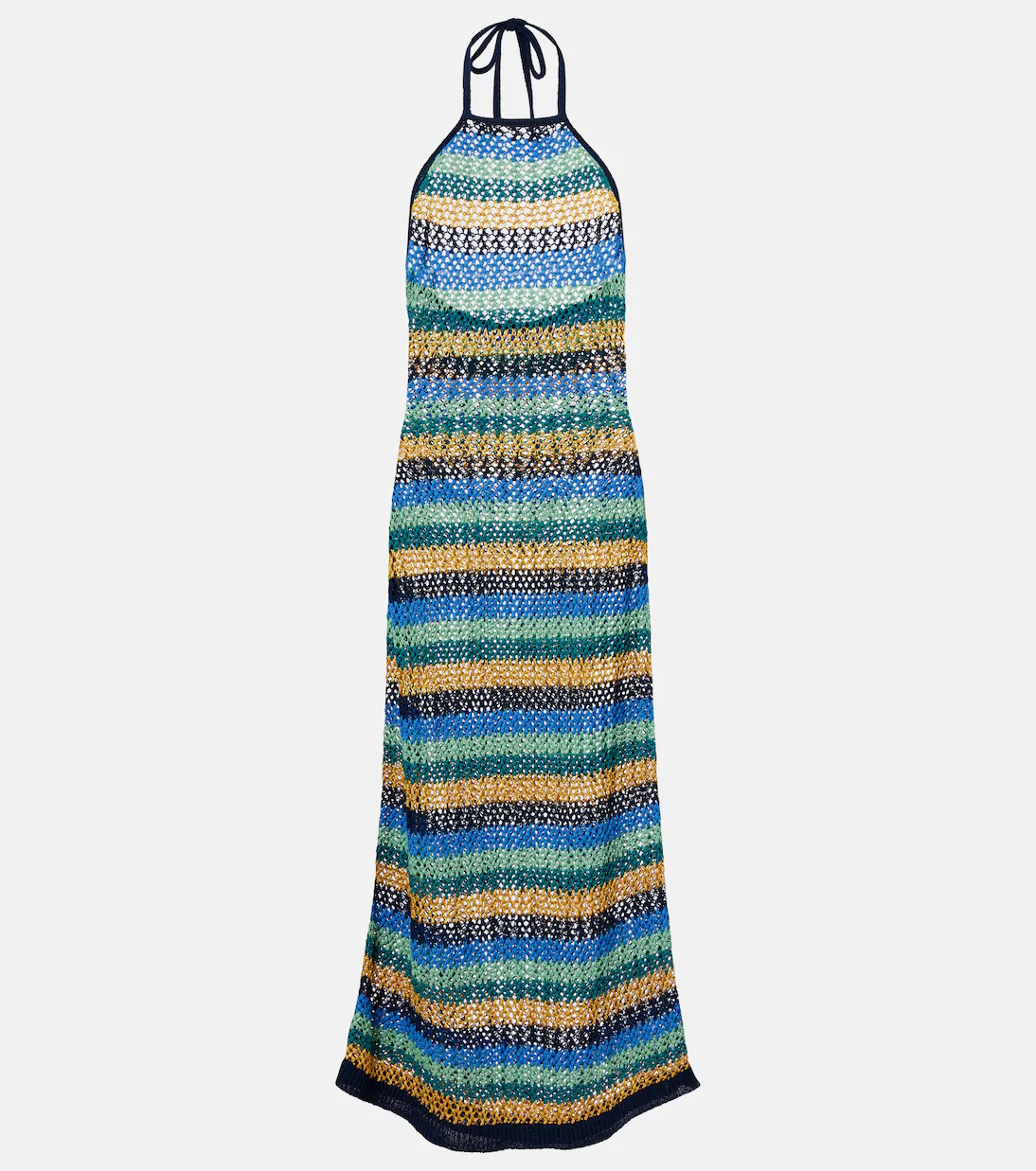 Striped cotton-blend maxi dress | Mytheresa (US/CA)