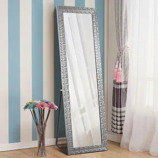 Sleek Style Thin Framed Full-Length Mirror Floor Mirror With Standing | Bed Bath & Beyond