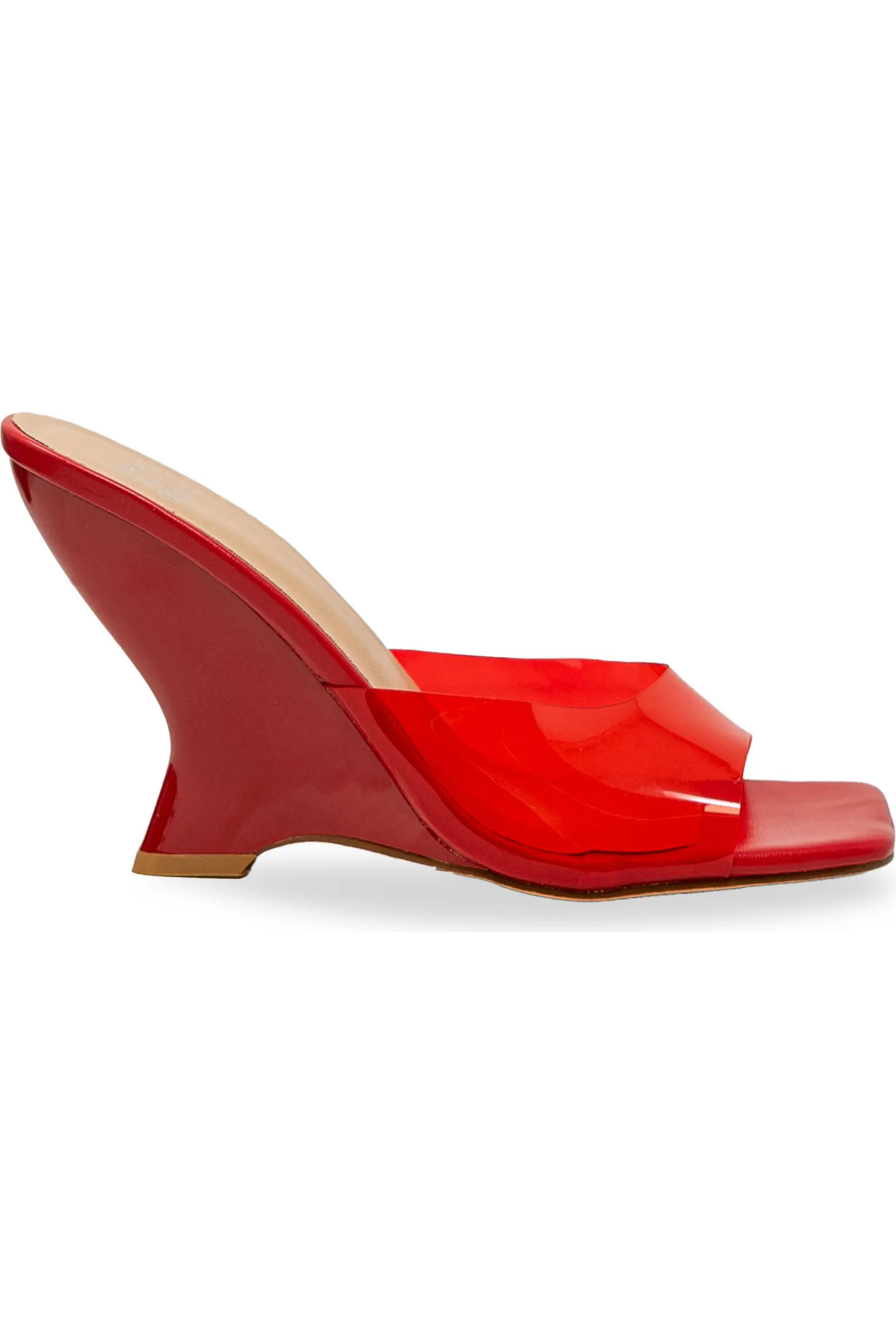 Alia Clear Strap Wedge Sandal (Women) | Nordstromrack | Nordstrom Rack