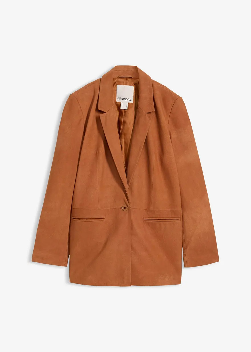 Blazer aus Veloursleder | Bonprix DE