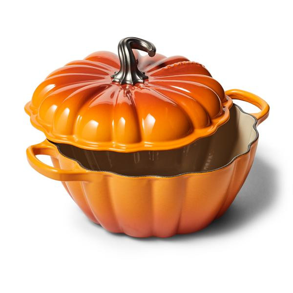 Le Creuset Enameled Cast Iron Pumpkin Cocotte, 4 Qt. | Sur La Table