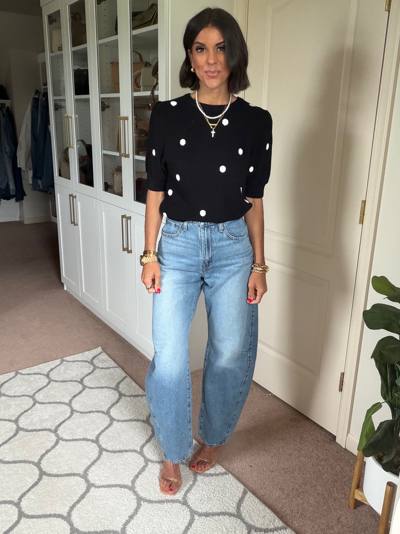 Size small in top, size 25 in jeans

#LTKgrwm #LTKSeasonal #LTKootd