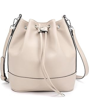 AFKOMST Drawstring Bucket Bag for Women Large Crossbody Purse and Shoulder Bag Tote Handbags | Amazon (CA)