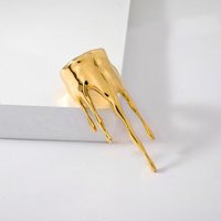 Dripping Rivulets Ring - Gold, Silver, Rose, Statement Ring, Streetwear Jewelry, Unique Jewelry For  | Etsy (US)