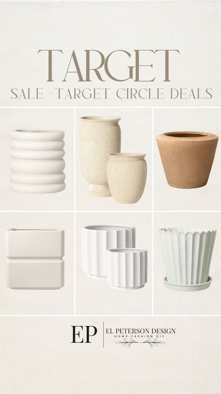 Target circle deals 
Planters 

#LTKSaleAlert #LTKHome