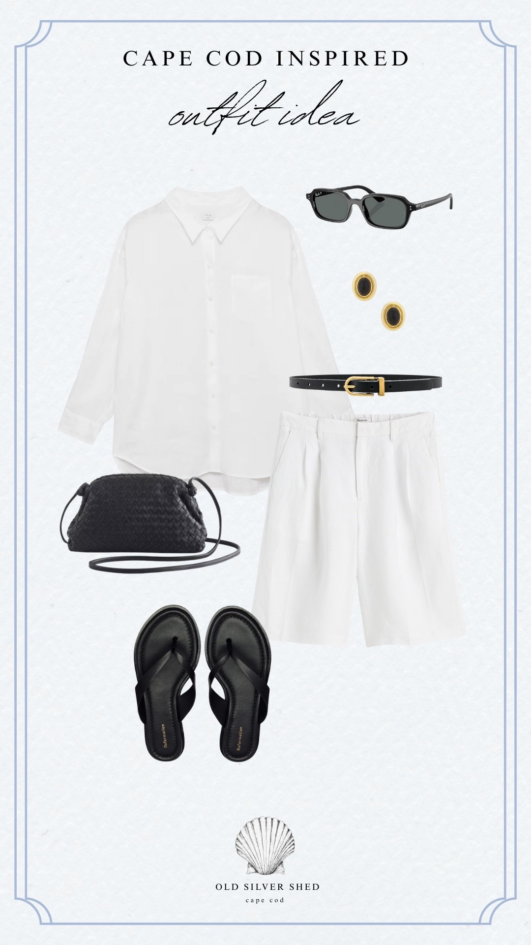Looking for an easy summer outfit idea? This combo is an effortless option that would work for a variety of occasions. Linen shorts make for a comfy bottom option and a button down shirt will truly never go out of style. Spruce things up with accessories like statement earrings and a fun handbag!

#LTKFindsUnder100 #LTKStyleTip #LTKFindsUnder50