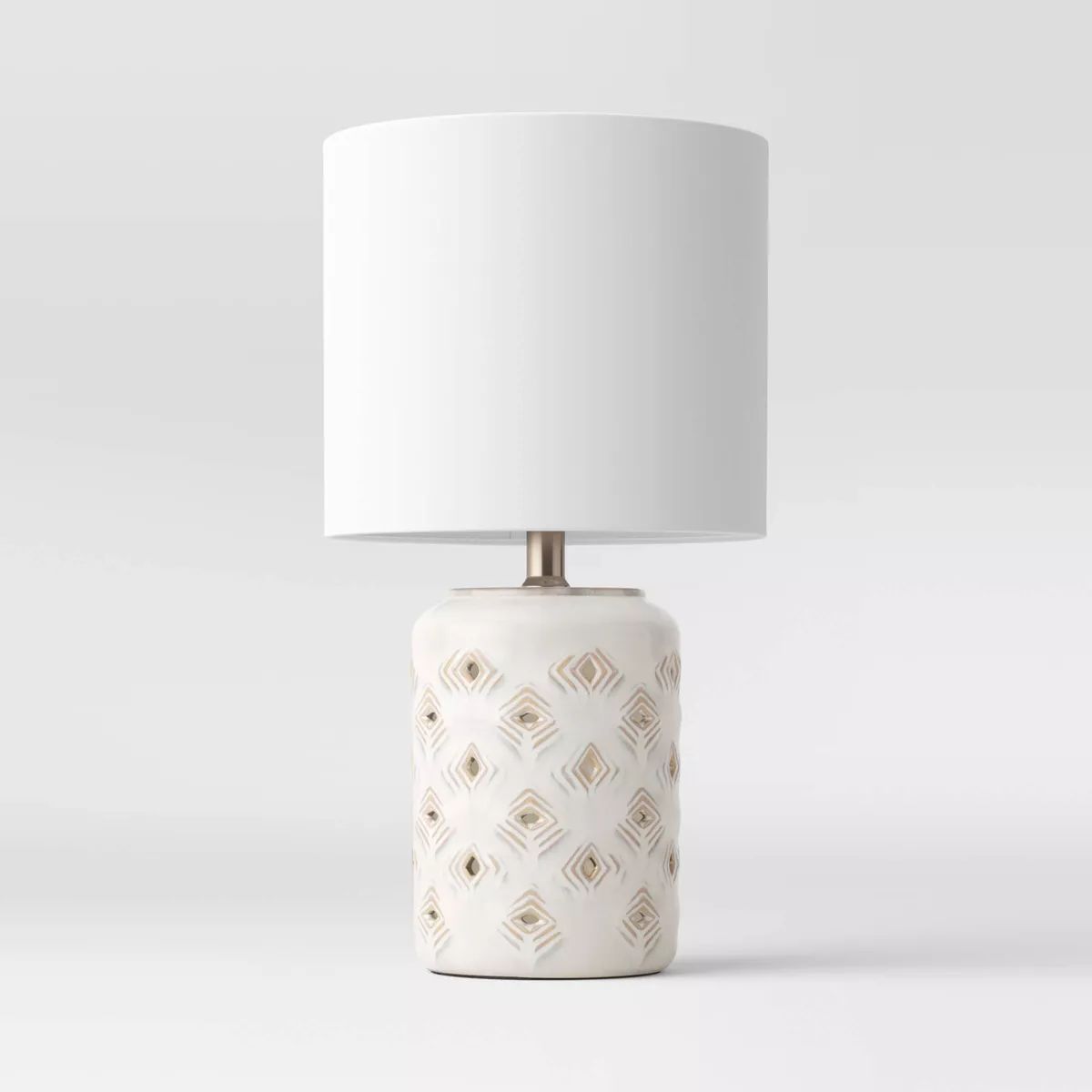 Diamond Cutout Table Lamp with Lit Base - Opalhouse™ | Target