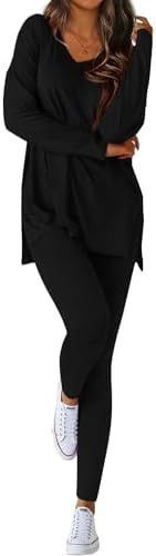 BTFBM Two Piece Sets For Women Fall Fashion 2025 Casual Lounge Matching Set Airport Travel Outfit... | Amazon (US)