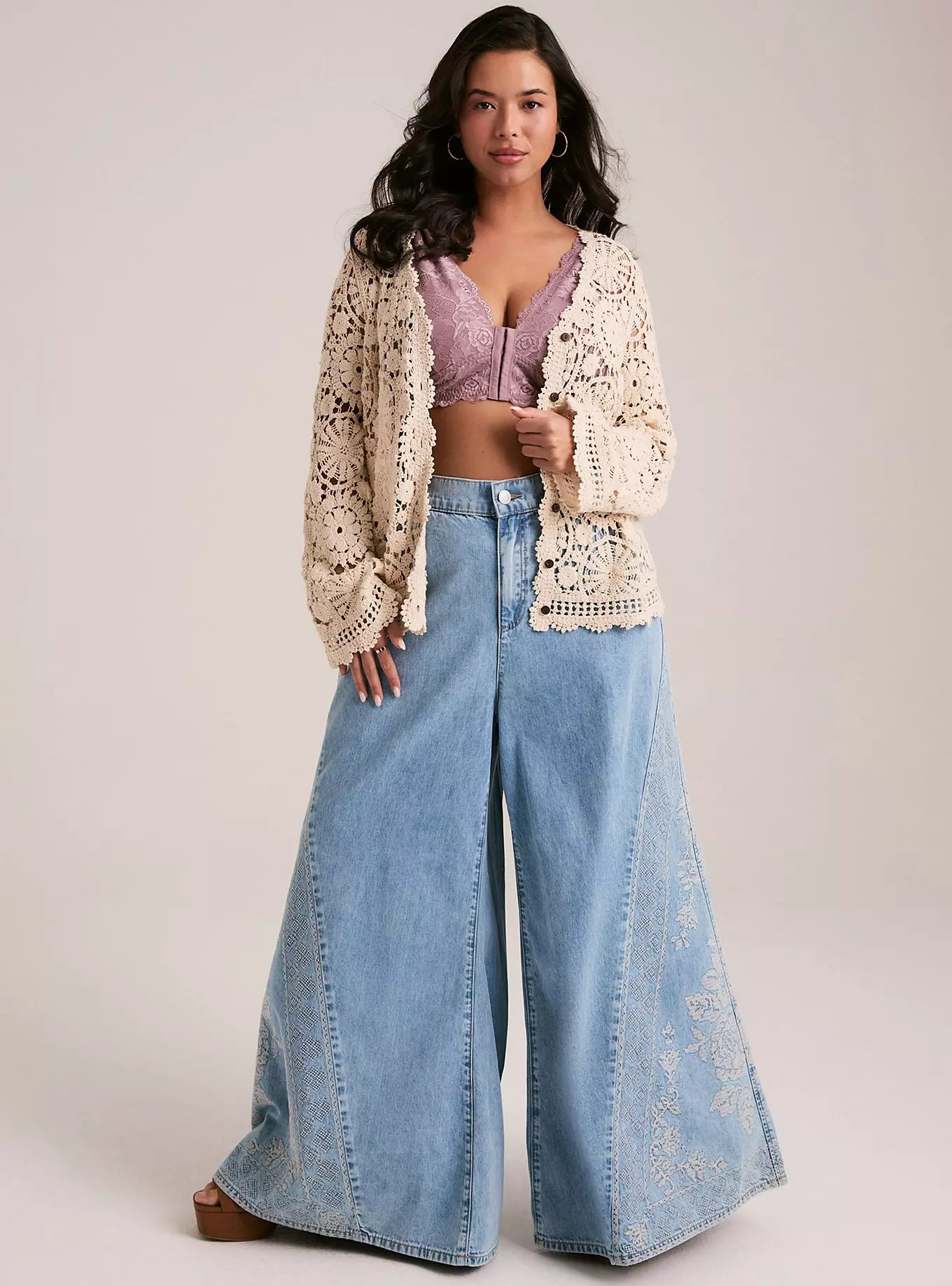 Festi Crochet Lace Cardigan | Torrid (US & Canada)