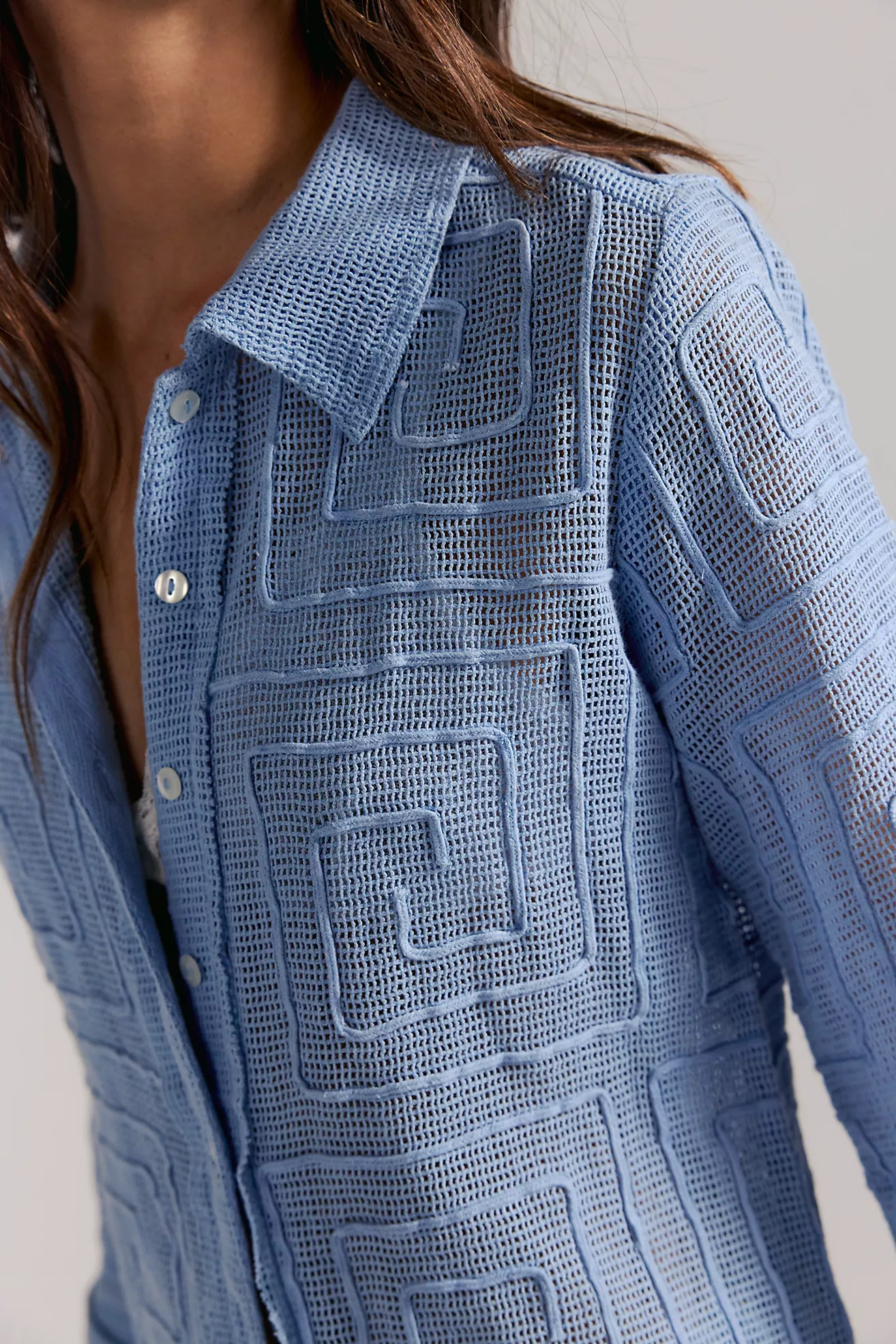 We The Free Geo Soutache Shirt | Free People (Global - UK&FR Excluded)