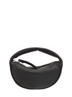 BY FAR - Baby cush flat leather top handle bag - Black | Luisaviaroma | Luisaviaroma