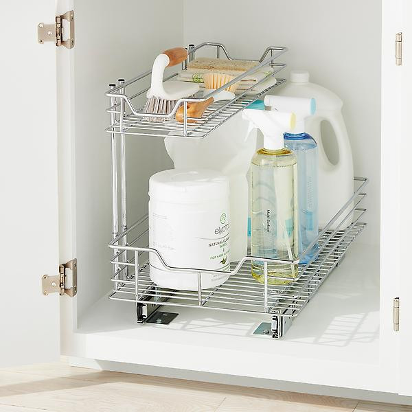 2-Tier Sliding Organizer | The Container Store