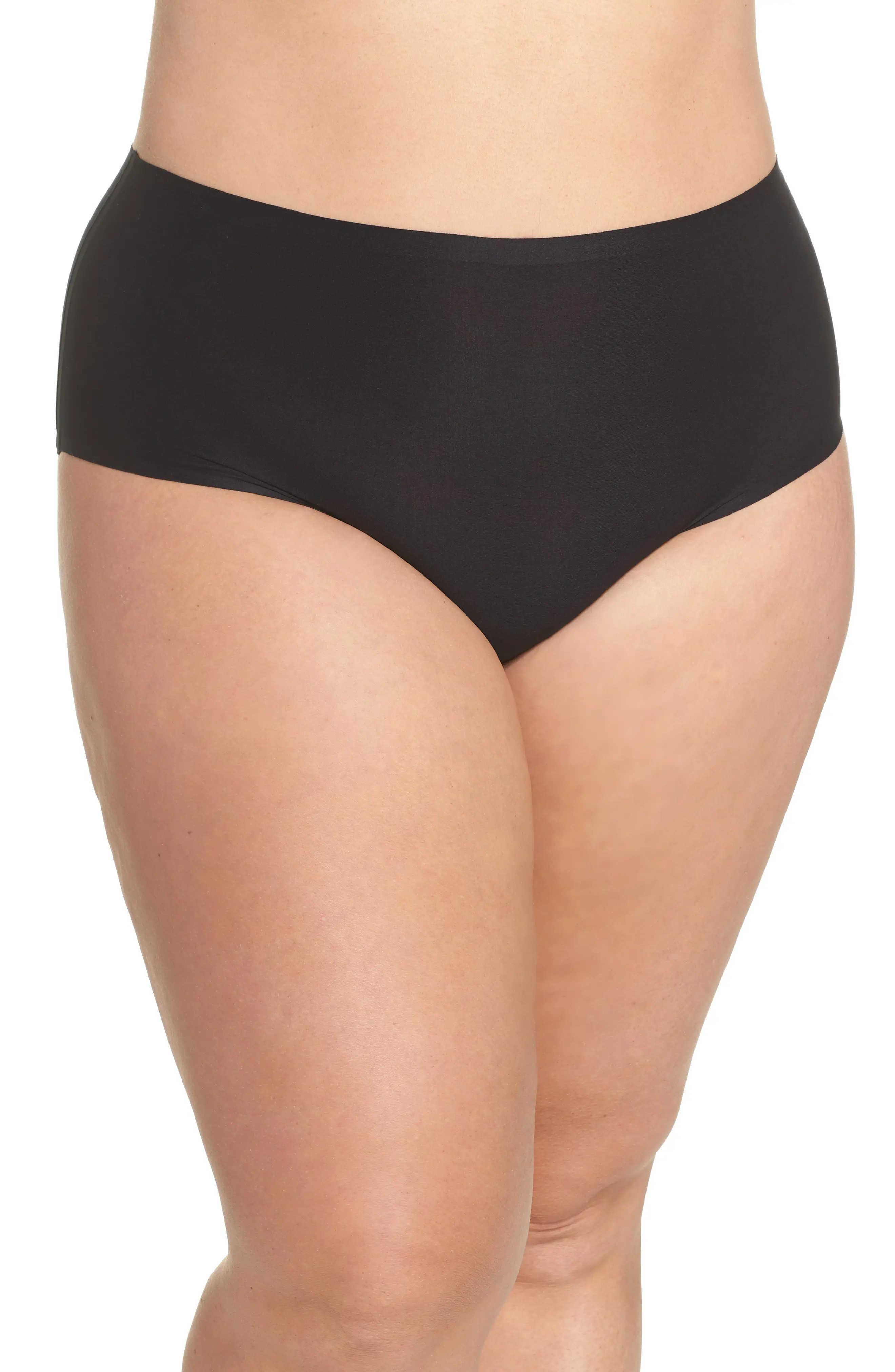 Chantelle Lingerie Chantelle Intimates High Waist Seamless Full Briefs in Black at Nordstrom | Nordstrom