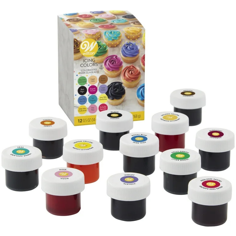Wilton Icing Colors Food Coloring, 12-Count | Walmart (US)