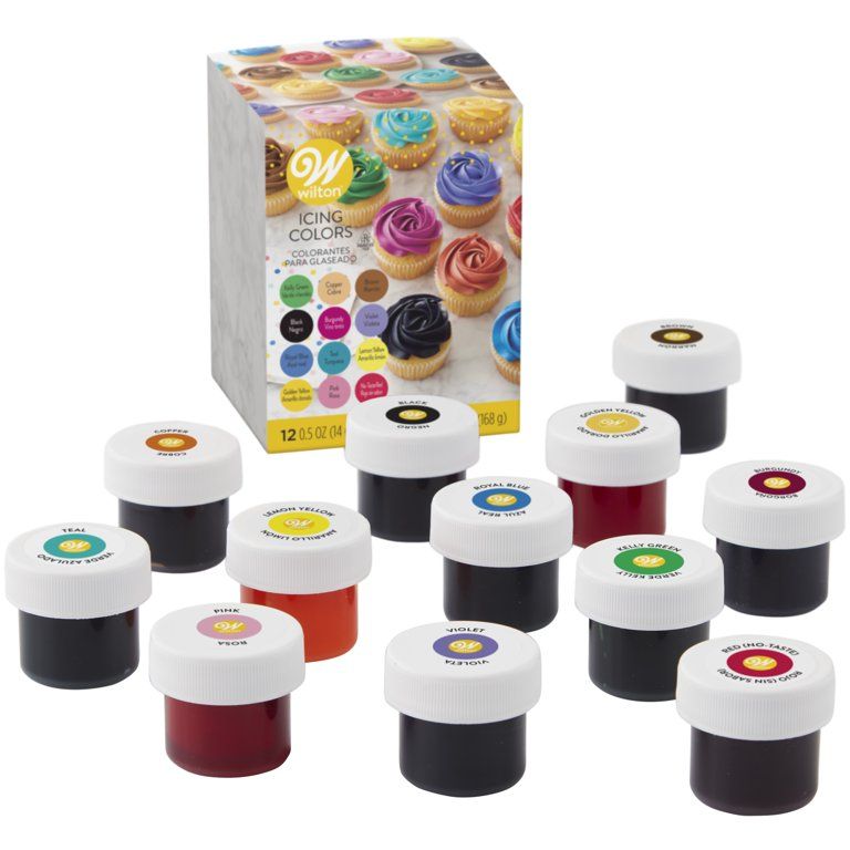 Wilton Icing Colors Food Coloring, 12-Count | Walmart (US)