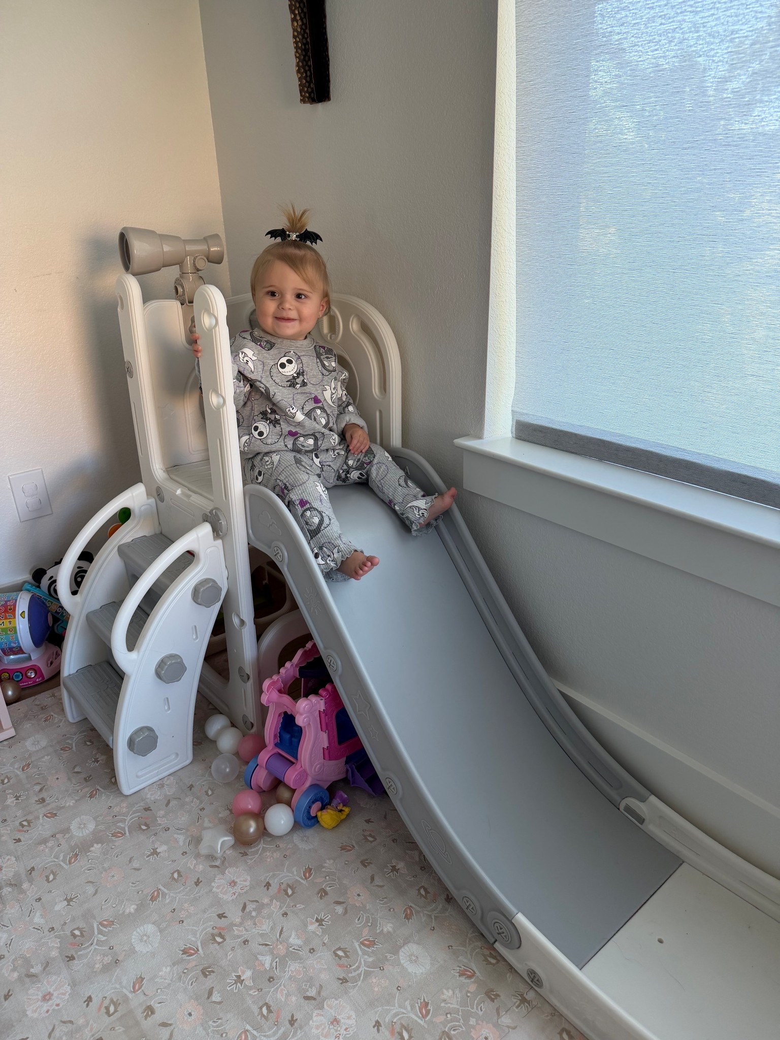 Code: wifeonadime for house of Noa playmat! We love our slide! She can climb it all on her own now! That was quick. Greta gift idea for babies and toddlers. 

#LTKBaby #LTKKids #LTKGiftGuide