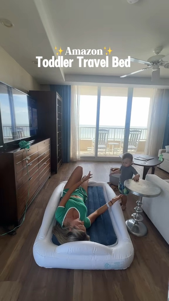 Adventure-ready with the ultimate travel bed for the little explorers! 🌍🛏️ #AmazonFinds #TravelEssentials #KidsOnTheGo 

 #LTKTravel #LTKKids #LTKFamily