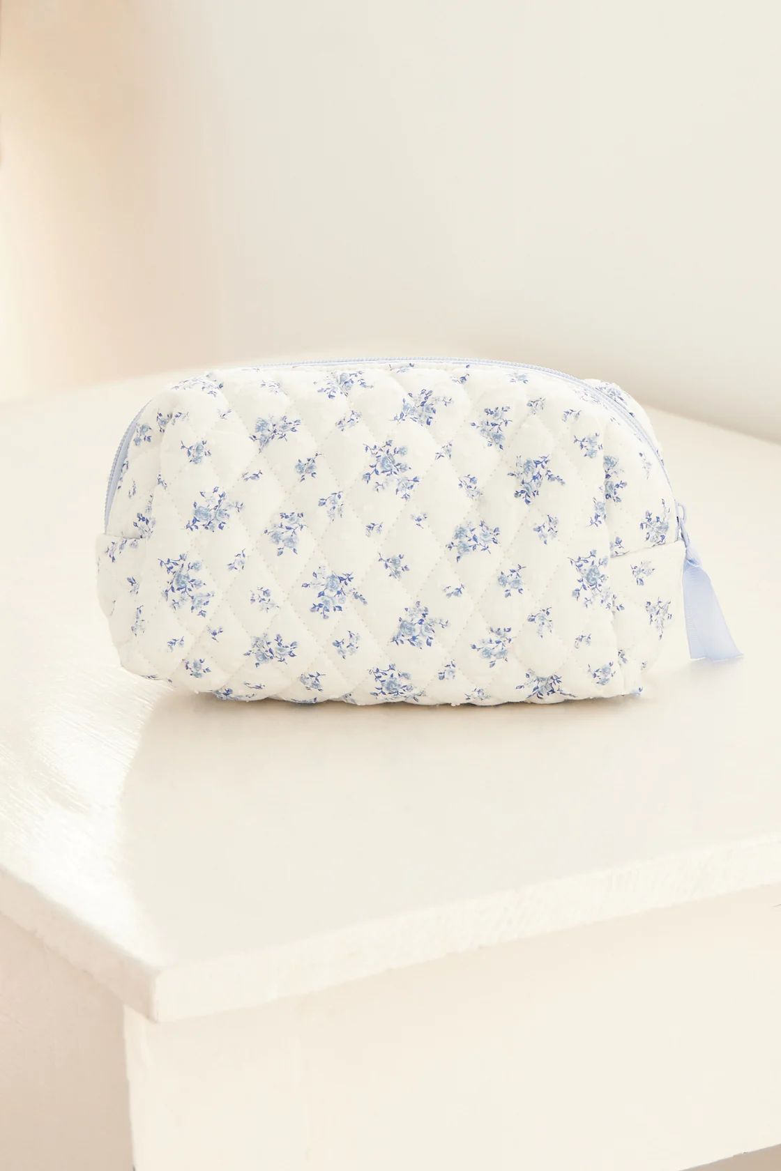 Floral Cosmetic Bag in Blue | Altar'd State | Altar'd State